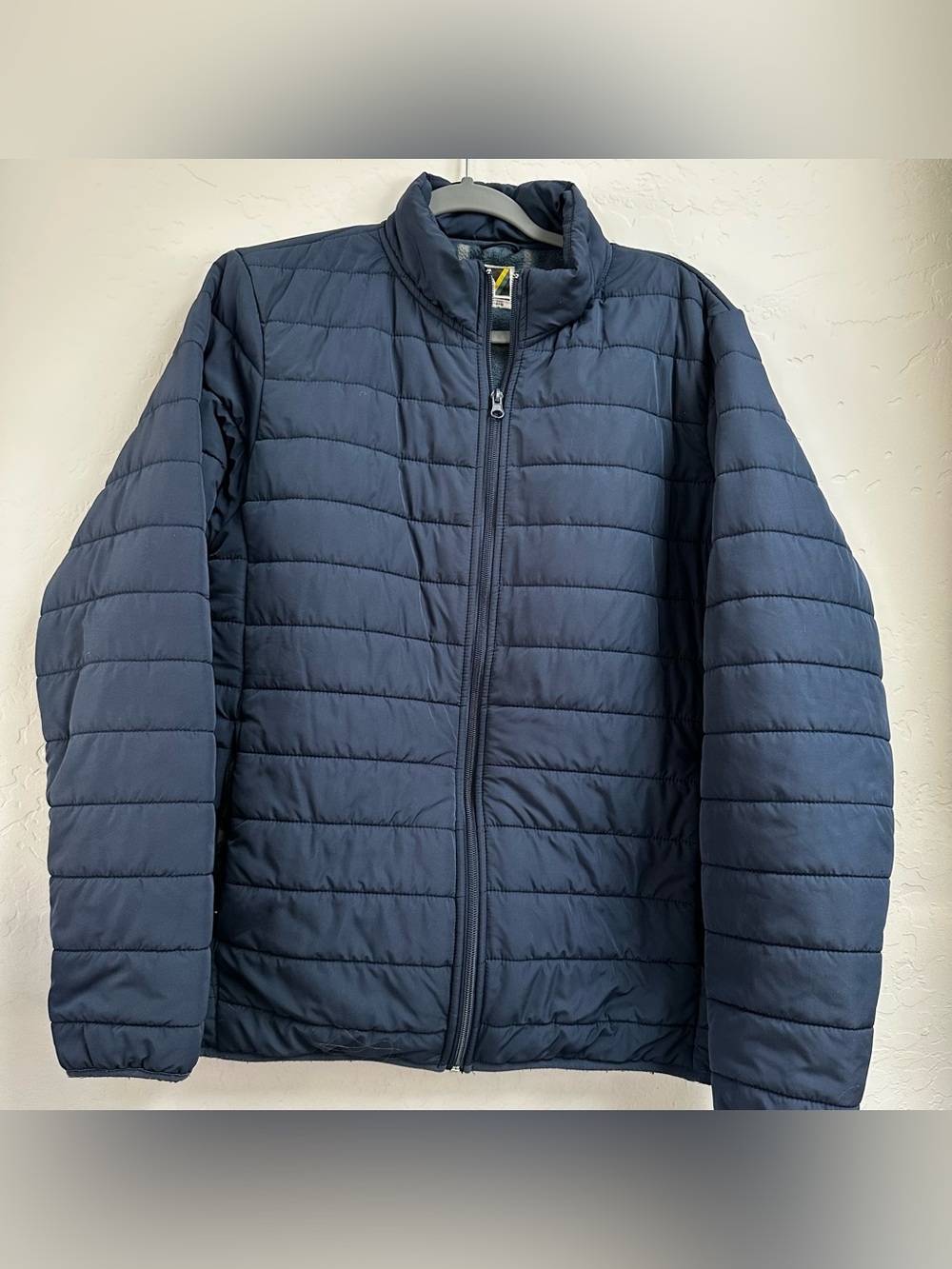 Voyager Men's Navy Quilted Puffer Jacket